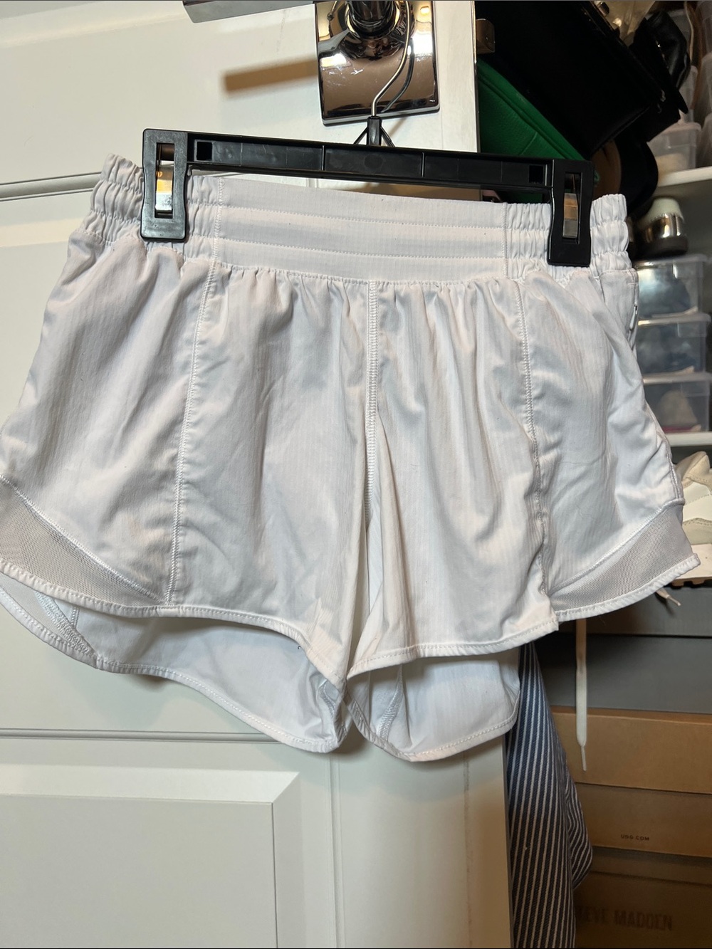 Lululemon White Athletic Shorts - Lightweight Running Shorts